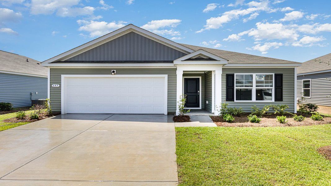 Front exterior of a home in the Sandpiper Place community, located in Myrtle Beach, SC (Image 4). Front exterior of a home in the Sandpiper Place community, located in Myrtle Beach, SC (Image 4).