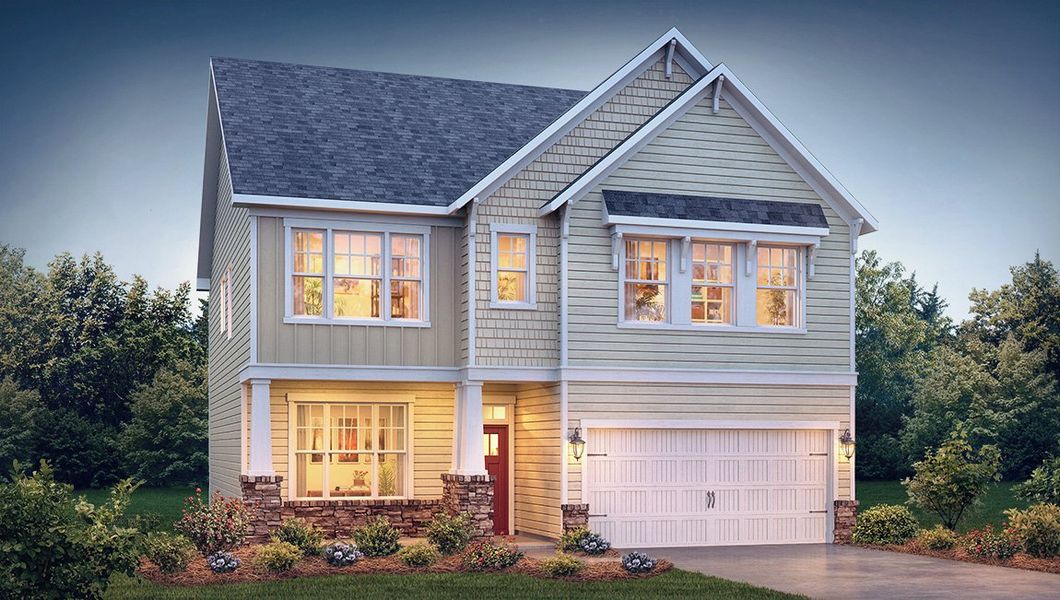 Front exterior of a home in the Williams Ridge community, located in Woodruff, SC (Image 3).