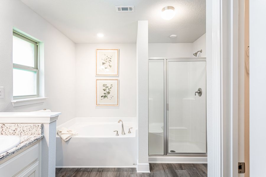 Furnished interior in a model home at Ridgeway Landing in Crestview (Image 12).