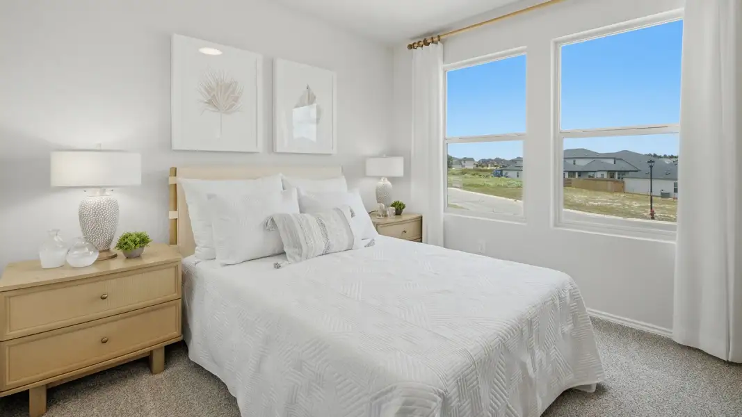 Furnished interior in a model home at Cool Water in Jarrell (Image 26). Furnished interior in a model home at Cool Water in Jarrell (Image 26).