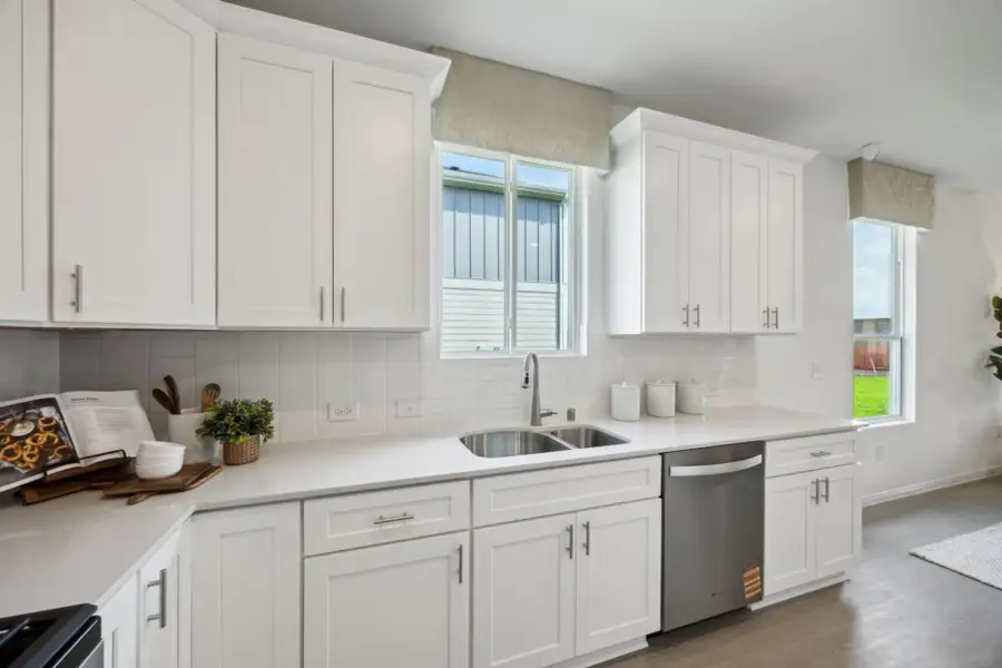 Furnished interior in a model home at Pinara Pines in Conroe (Image 4). Furnished interior in a model home at Pinara Pines in Conroe (Image 4).