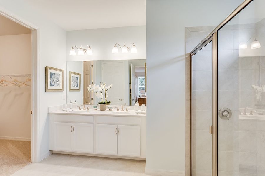 Furnished interior in a model home at Deep Creek Tradition Series in Punta Gorda (Image 16).