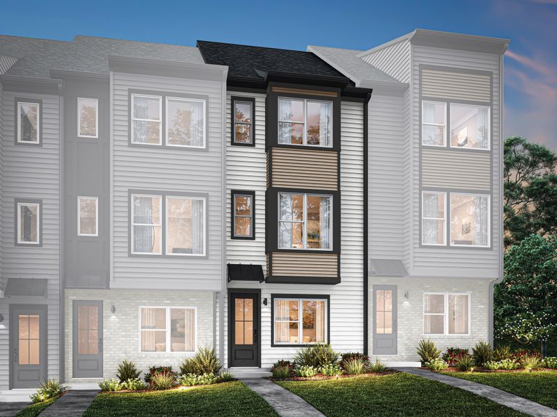 Front exterior of a home in the Southmont community, located in Charlotte, NC (Image 8).