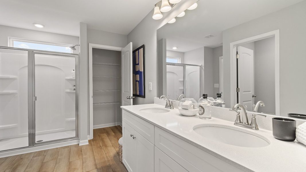 Furnished interior in a model home at Auburn Ridge in Riverdale (Image 14).