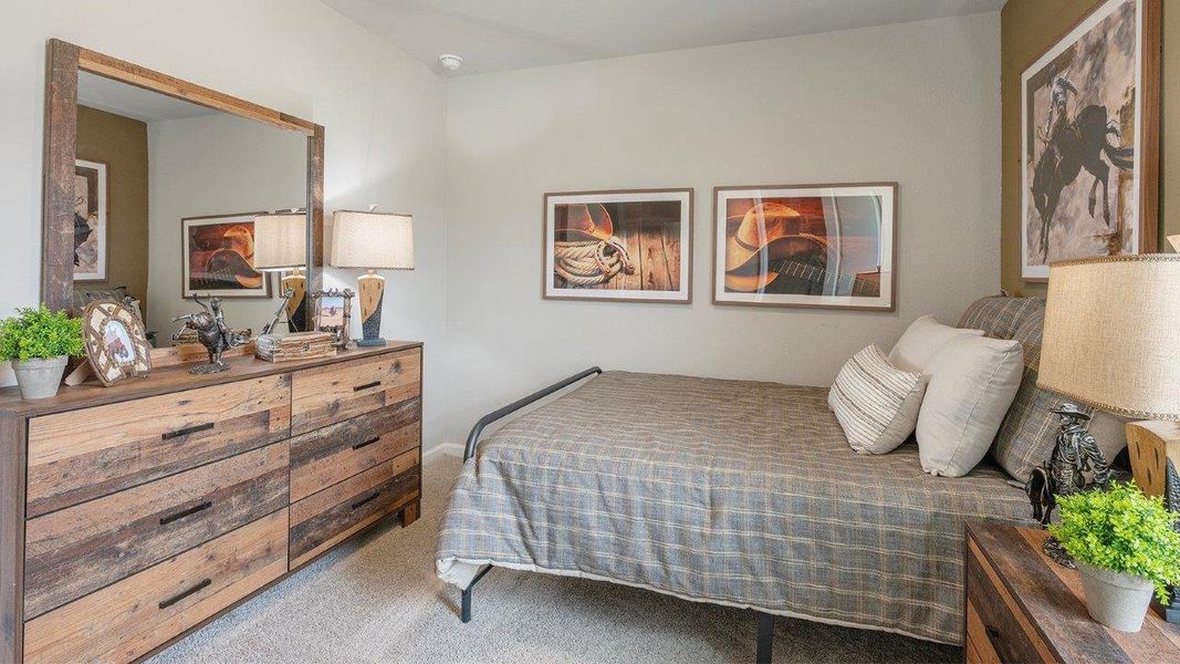 Furnished interior in a model home at Wilkins Valley in Brenham (Image 24).