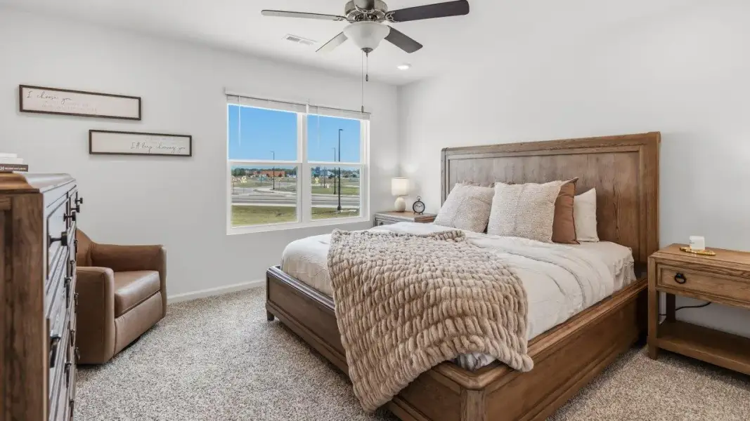 Furnished interior in a model home at Cherokee Overlook in Sevierville (Image 16).