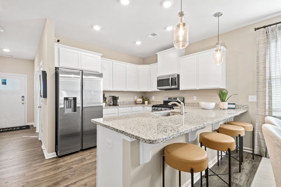 Furnished interior in a model home at Persimmon Hill in Lyman (Image 7). Furnished interior in a model home at Persimmon Hill in Lyman (Image 7).