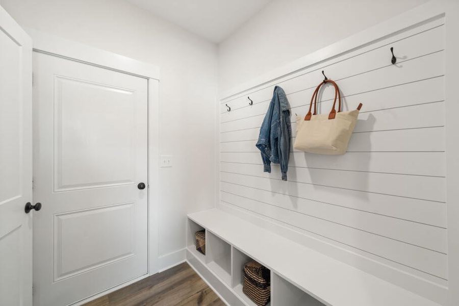 Furnished interior in a model home at Hayes Village in Greensboro (Image 14).