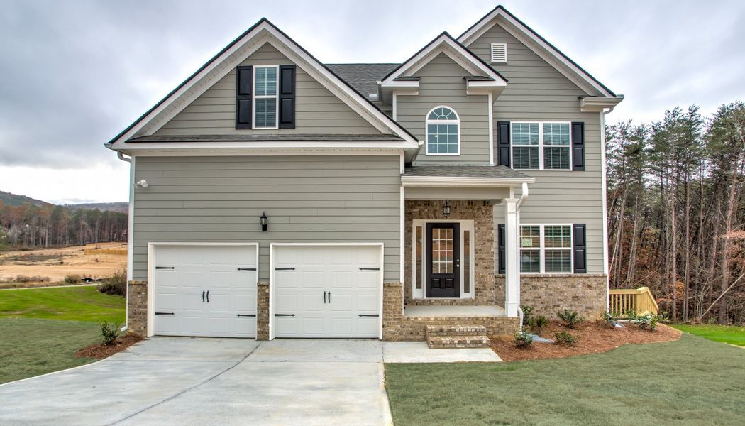 Front exterior of a home in the North Village community, located in Rydal, GA (Image 10).