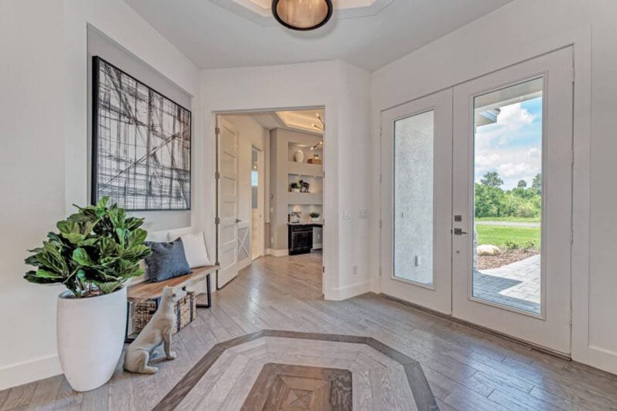 Furnished interior in a model home at Artisan at Watercolor Place in Bradenton (Image 5). Furnished interior in a model home at Artisan at Watercolor Place in Bradenton (Image 5).