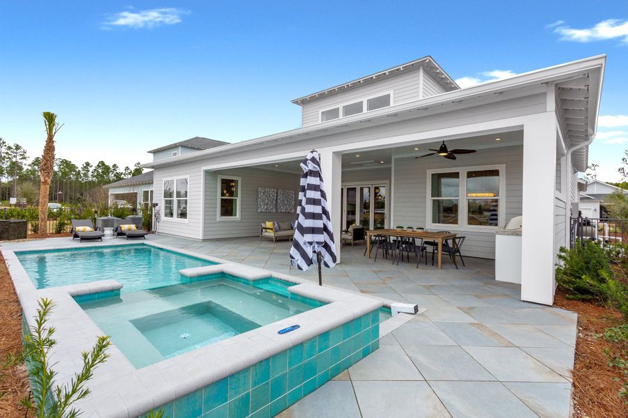 Outdoor living is maximized at NatureWalk with a wide variety of options to select from.