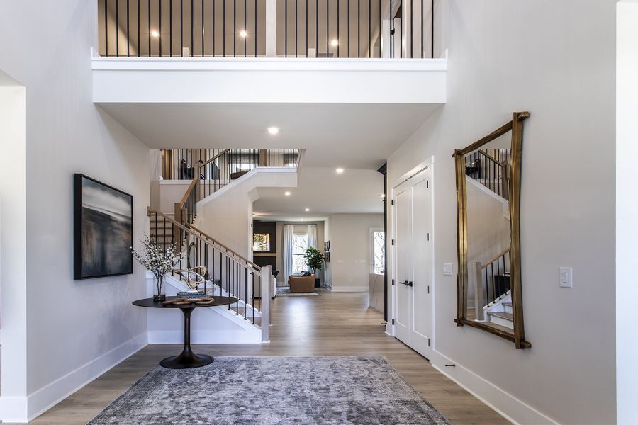 Furnished interior in a model home at Estates at Daves Creek in Cumming (Image 6).