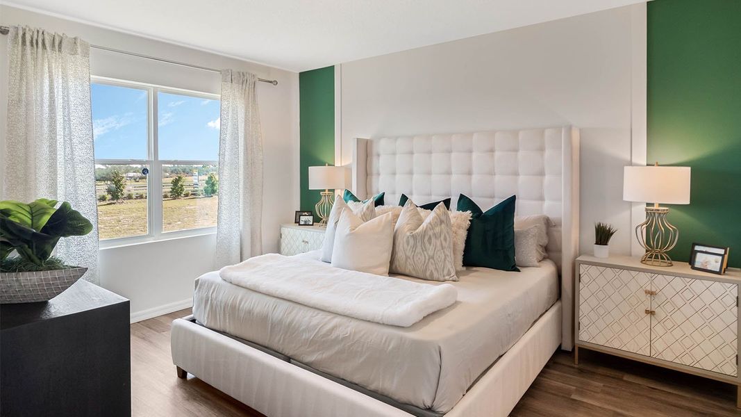 Furnished interior in a model home at Timberwalk in Mount Dora (Image 40).