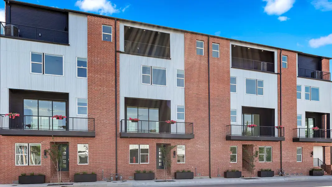 Condo located in Foundry Row, Dallas, highlighting architectural design (Image 3).