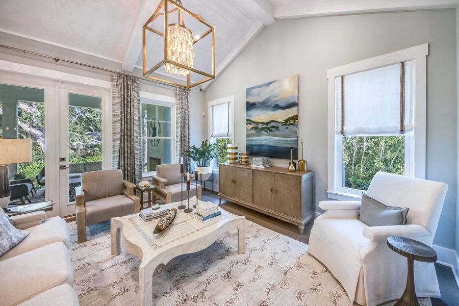 Furnished interior in a model home at Ocean Ridge in St. Augustine Beach (Image 19).