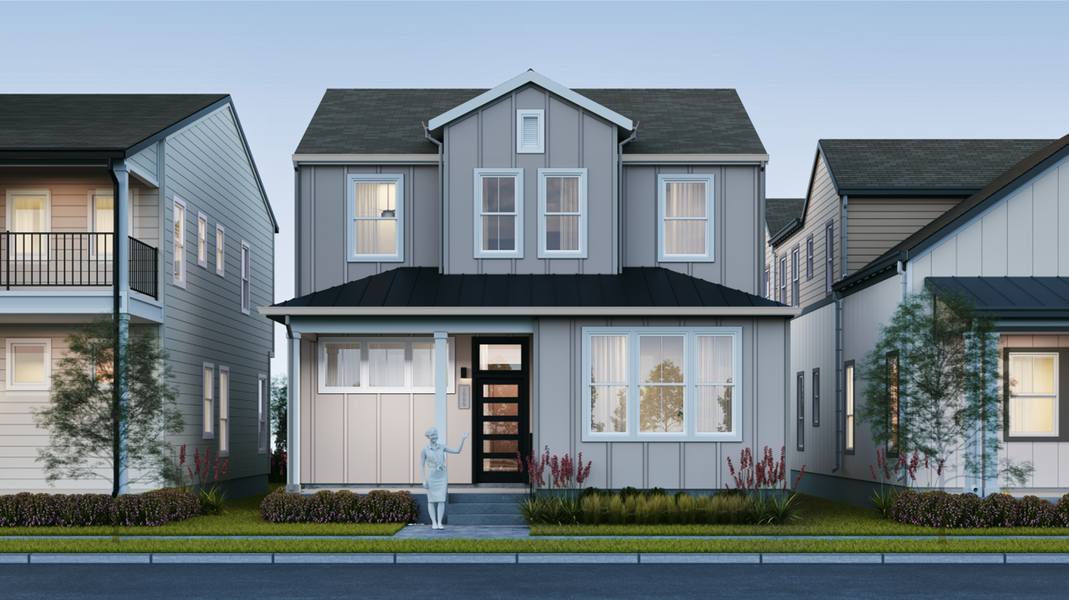 Image 4 of the Mueller: Yard Homes - 37' Homesites community in Austin, TX.