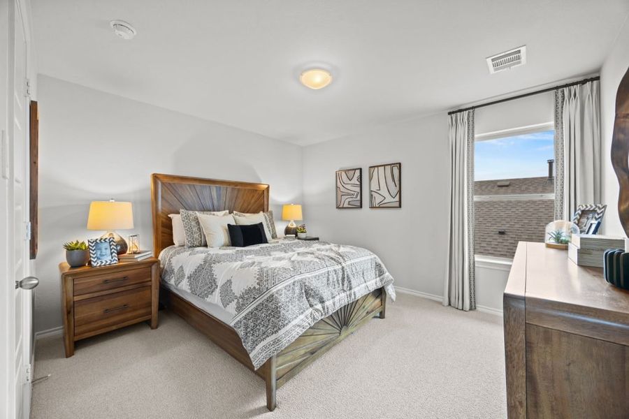 Furnished interior in a model home at Northspur in Terrell (Image 15). Furnished interior in a model home at Northspur in Terrell (Image 15).