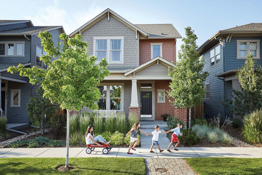 Front exterior of a home in the Whitley Preserve – Enclave Collection community, located in Mint Hill, NC (Image 2).