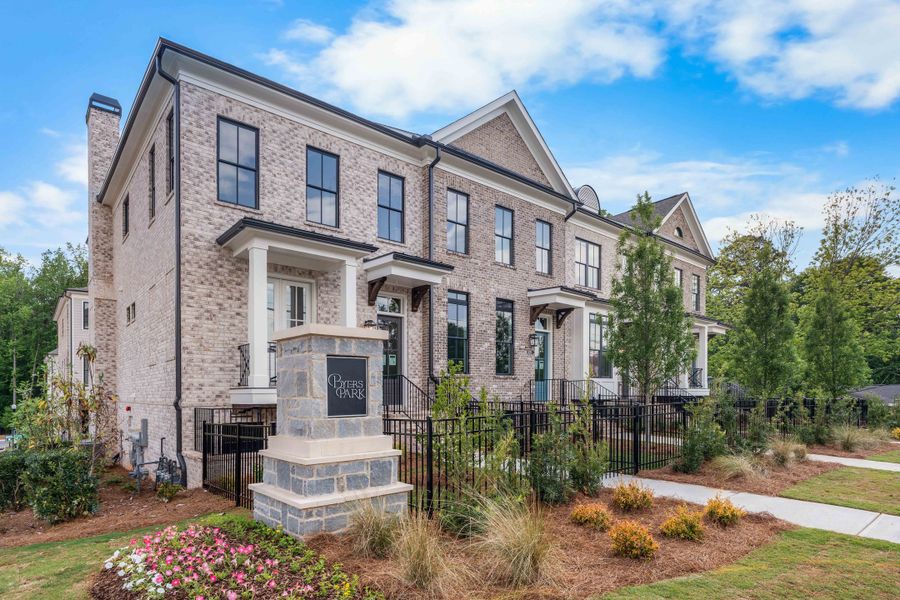 Front exterior of a home in the Byers Park community, located in Alpharetta, GA (Image 21).