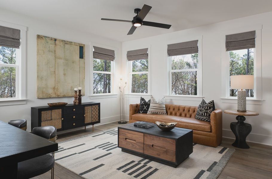 Furnished interior in a model home at Park Vue in Atlanta (Image 8).