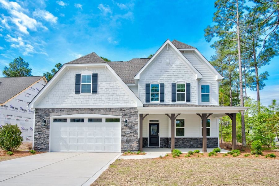 Front exterior of a home in the The View community, located in Durham, NC (Image 10).