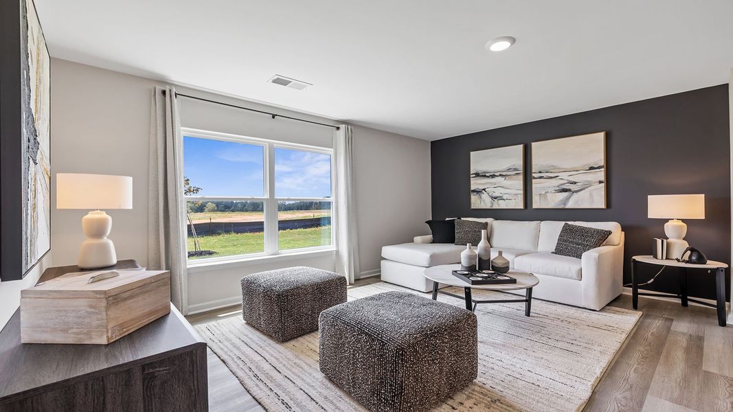 Furnished interior in a model home at Cedar Gap in Fountain Inn (Image 18). Furnished interior in a model home at Cedar Gap in Fountain Inn (Image 18).