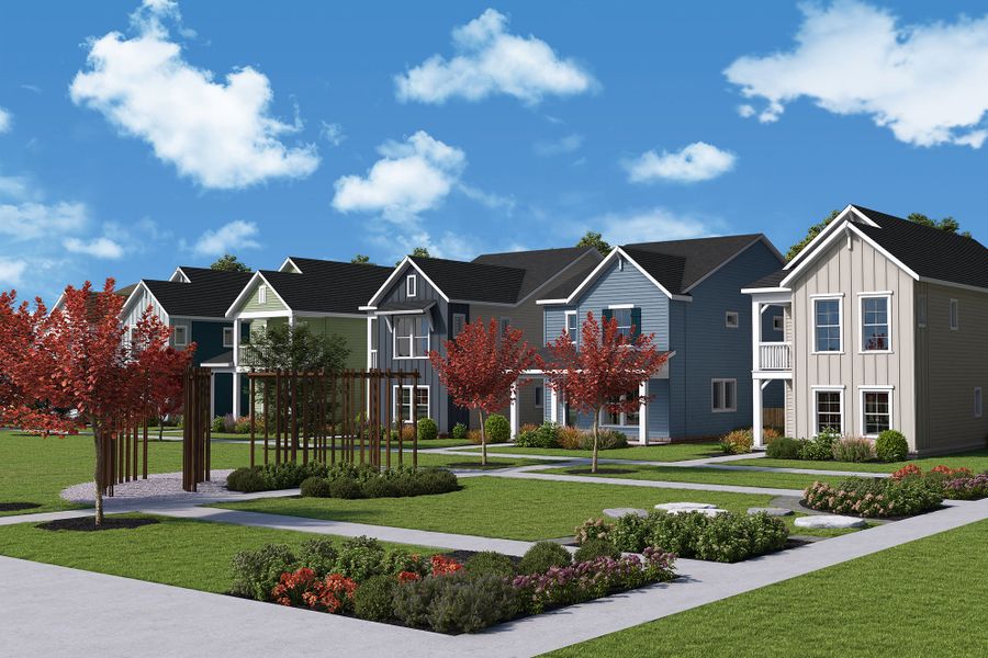Front exterior of a home in the Heritage Green – The Classic Collection community, located in Columbia, TN (Image 7). Front exterior of a home in the Heritage Green – The Classic Collection community, located in Columbia, TN (Image 7).