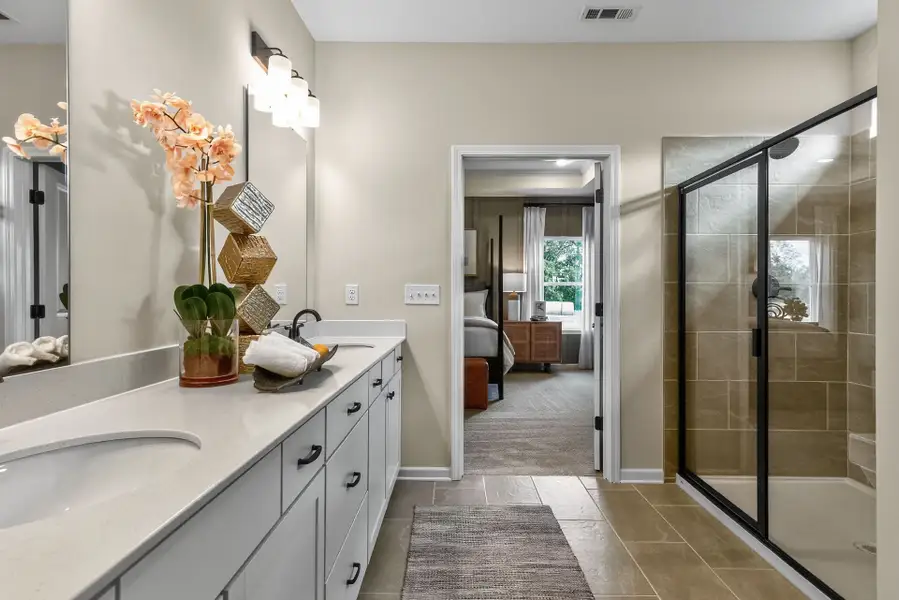 Walk-In Tiled Shower Walk-In Tiled Shower