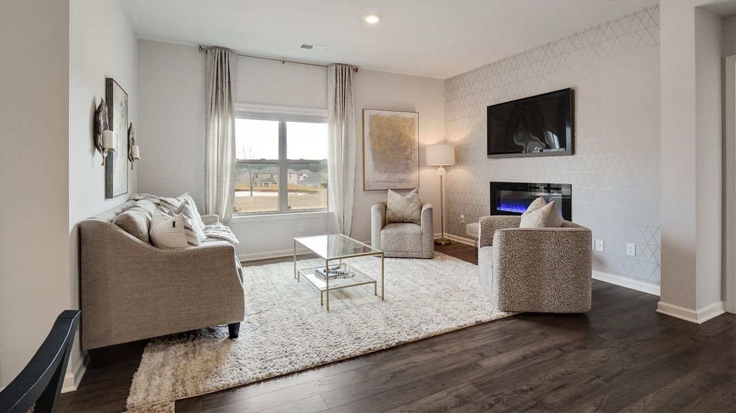 Furnished interior in a model home at Morford in Jackson (Image 9).