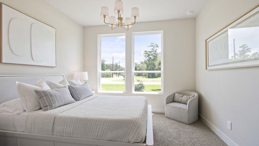 Furnished interior in a model home at Butlers Bend Estates in Pinehurst (Image 42). Furnished interior in a model home at Butlers Bend Estates in Pinehurst (Image 42).