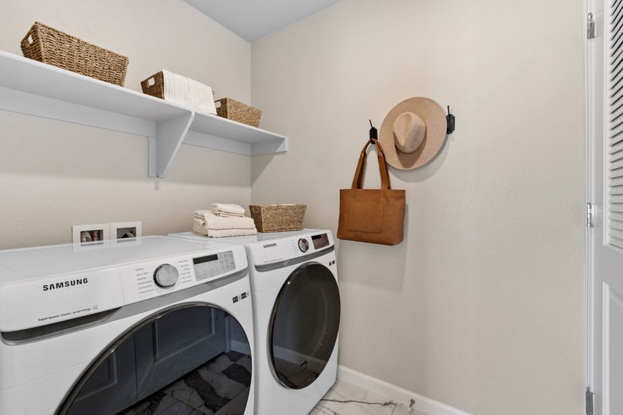 Furnished interior in a model home at Pintail Commons at Johnstown Village in Johnstown (Image 16). Furnished interior in a model home at Pintail Commons at Johnstown Village in Johnstown (Image 16).