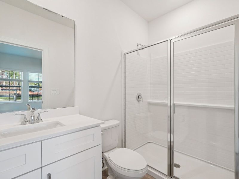 Furnished interior in a model home at Meadows at Wilson Farms - The Heights Series in Fort Mill (Image 7).