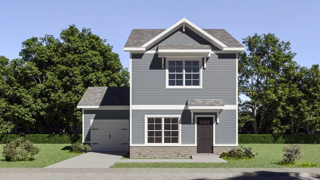 Front exterior of a home in the Iola Street community, located in Greenville, SC (Image 2). Front exterior of a home in the Iola Street community, located in Greenville, SC (Image 2).