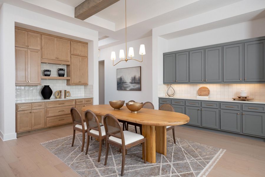 Furnished interior in a model home at Megan's Landing 70's in Castroville (Image 11).