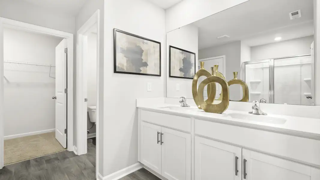 Furnished interior in a model home at Northbrooke Village in Madison (Image 20).