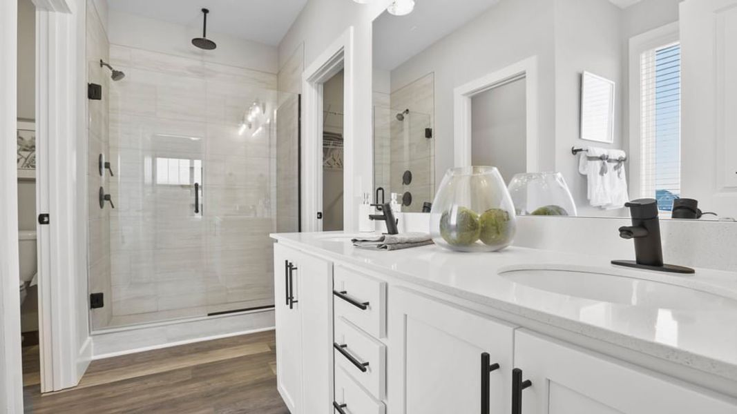 Furnished interior in a model home at Shadowood in Seneca (Image 32).