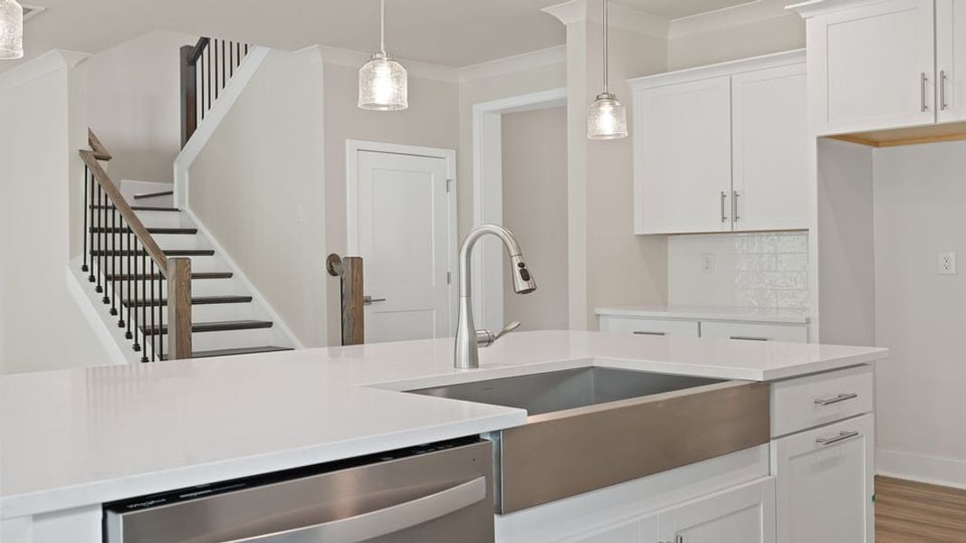 Furnished interior in a model home at Sunset Summits in Spartanburg (Image 6).