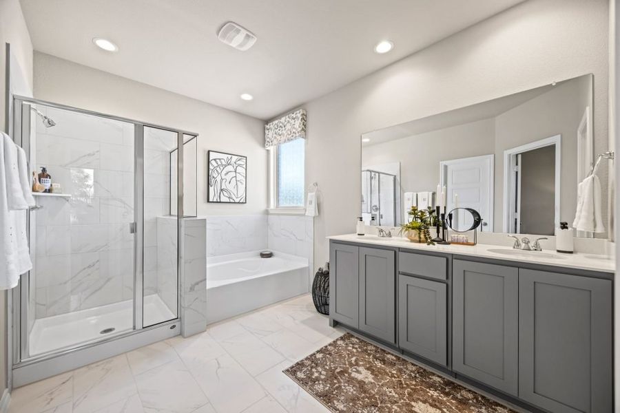 Furnished interior in a model home at ValleyBrooke in Mesquite (Image 17). Furnished interior in a model home at ValleyBrooke in Mesquite (Image 17).