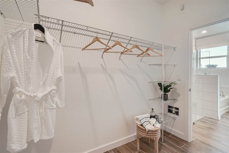 Furnished interior in a model home at Willow Pointe in Stuart (Image 30).