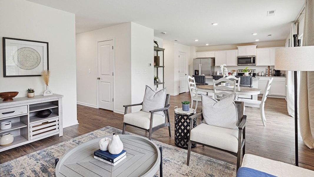 Furnished interior in a model home at Oak Hill in Vonore (Image 7).