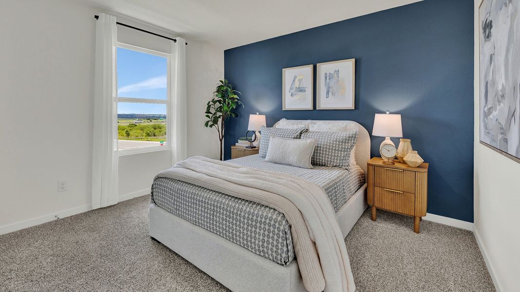 Furnished interior in a model home at Mayfair in New Braunfels (Image 27).