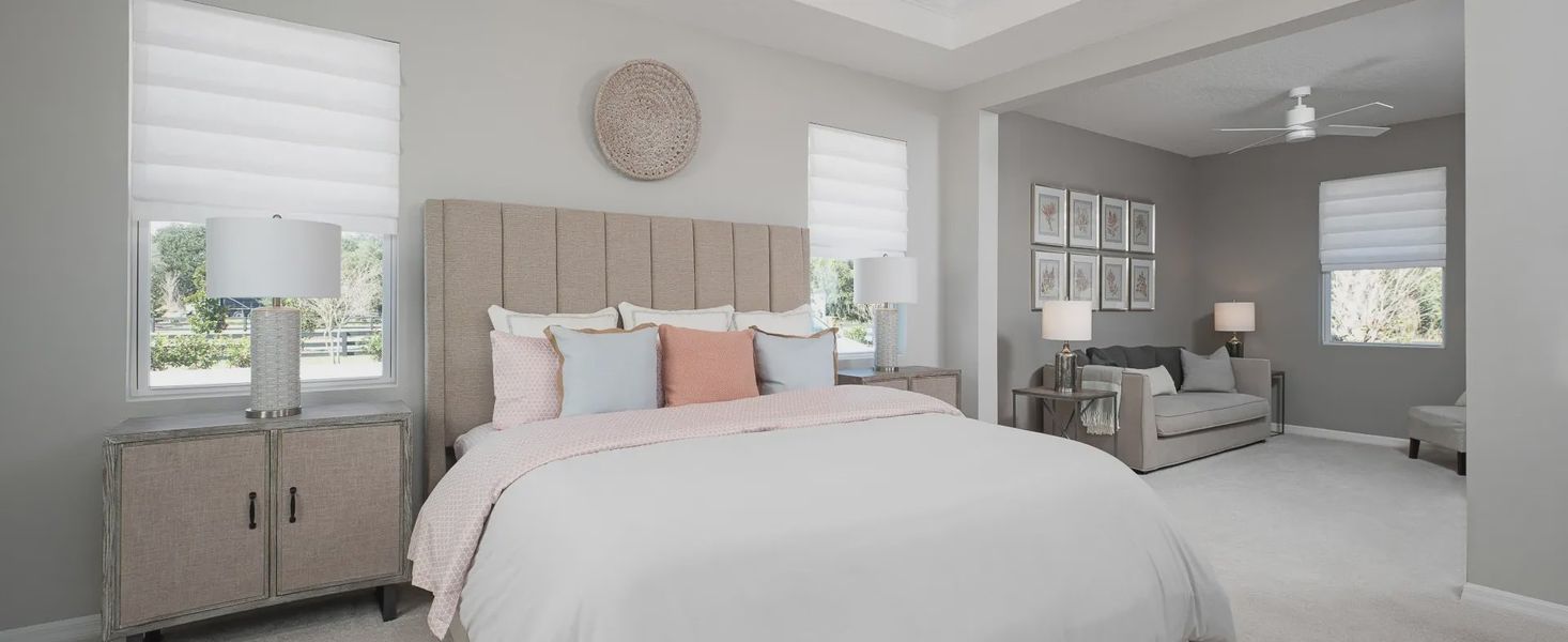 Furnished interior in a model home at Sunbrooke in St. Cloud (Image 16). Furnished interior in a model home at Sunbrooke in St. Cloud (Image 16).