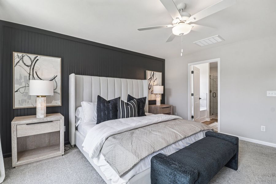 Furnished interior in a model home at Dunbar Village in Cayce (Image 24).