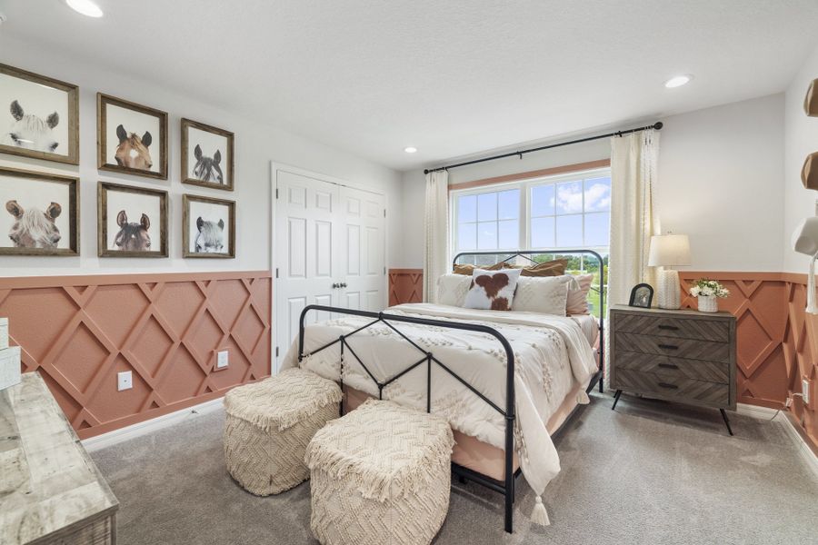 Furnished interior in a model home at Sky Lakes Towns in St. Cloud (Image 7).