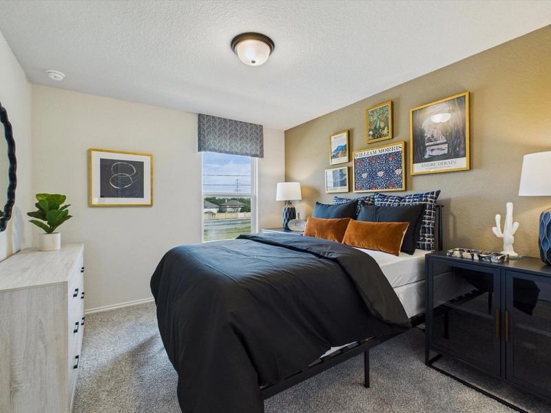 Furnished interior in a model home at Meadows at Oak Creek in San Antonio (Image 20). Furnished interior in a model home at Meadows at Oak Creek in San Antonio (Image 20).