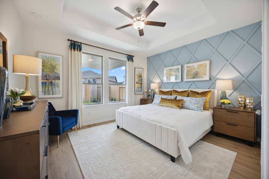 Furnished interior in a model home at Roman Forest in New Caney (Image 12).