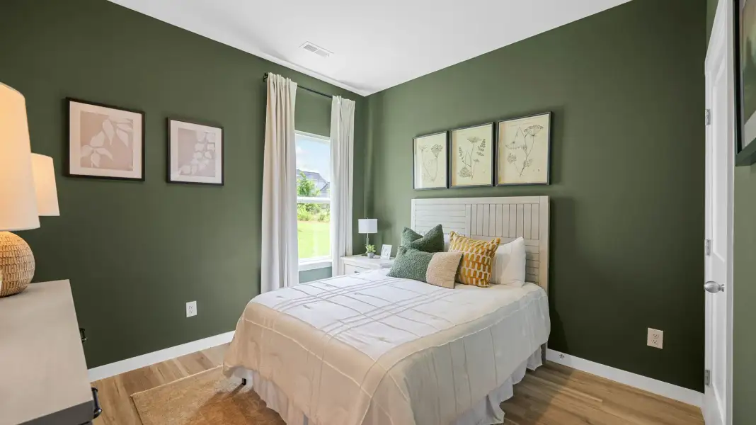 Furnished interior in a model home at The Hideaway at Edgestone in Ooltewah (Image 9).