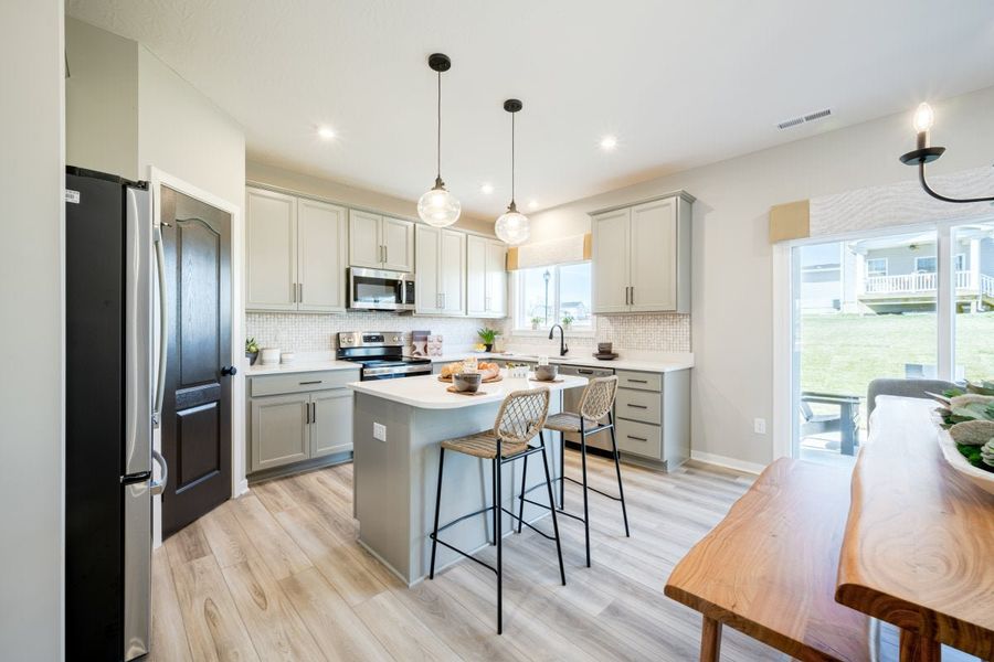 Furnished interior in a model home at Sage Woods in Dallas (Image 7).