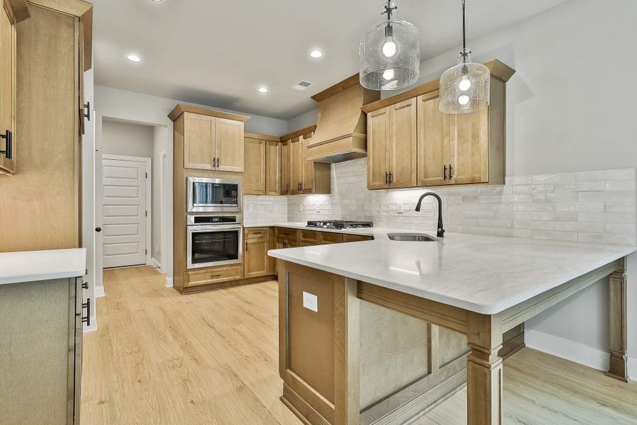 Furnished interior in a model home at Leverett Park in Newnan (Image 5).