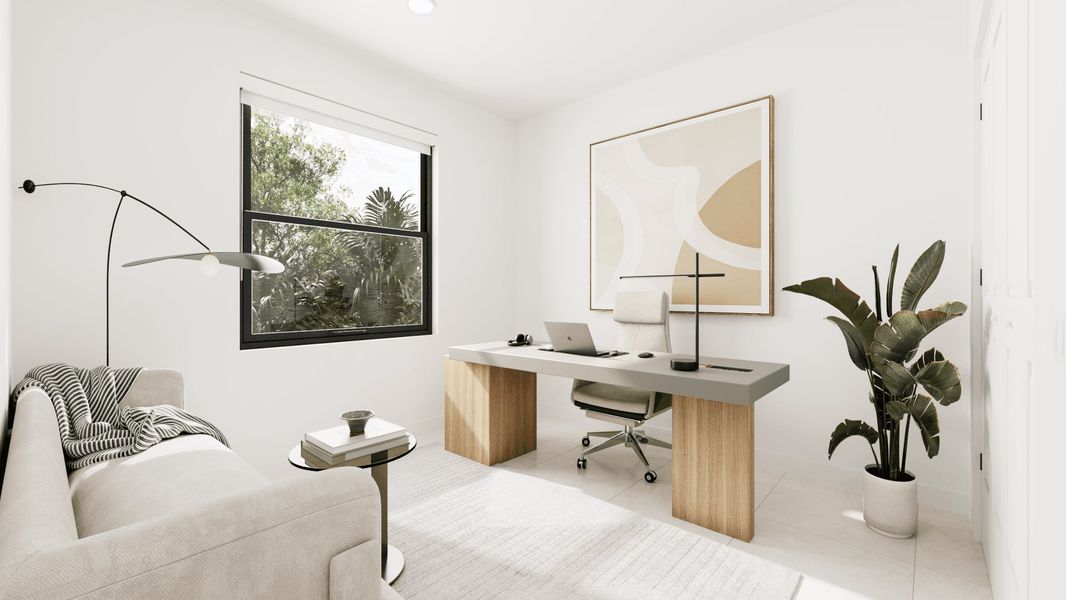 Furnished interior in a model home at Limonar Estates in Homestead (Image 8). Furnished interior in a model home at Limonar Estates in Homestead (Image 8).